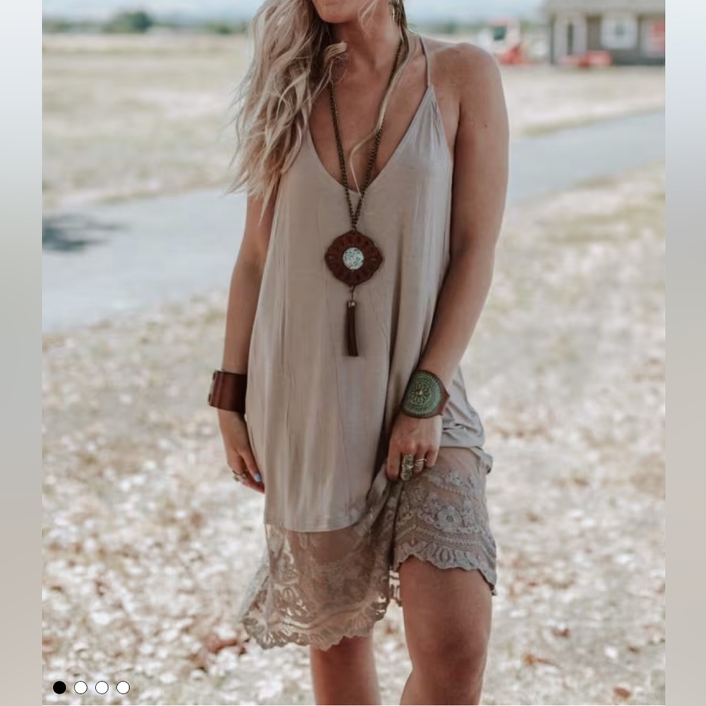 Three Birds Next Lace Layering Tank
